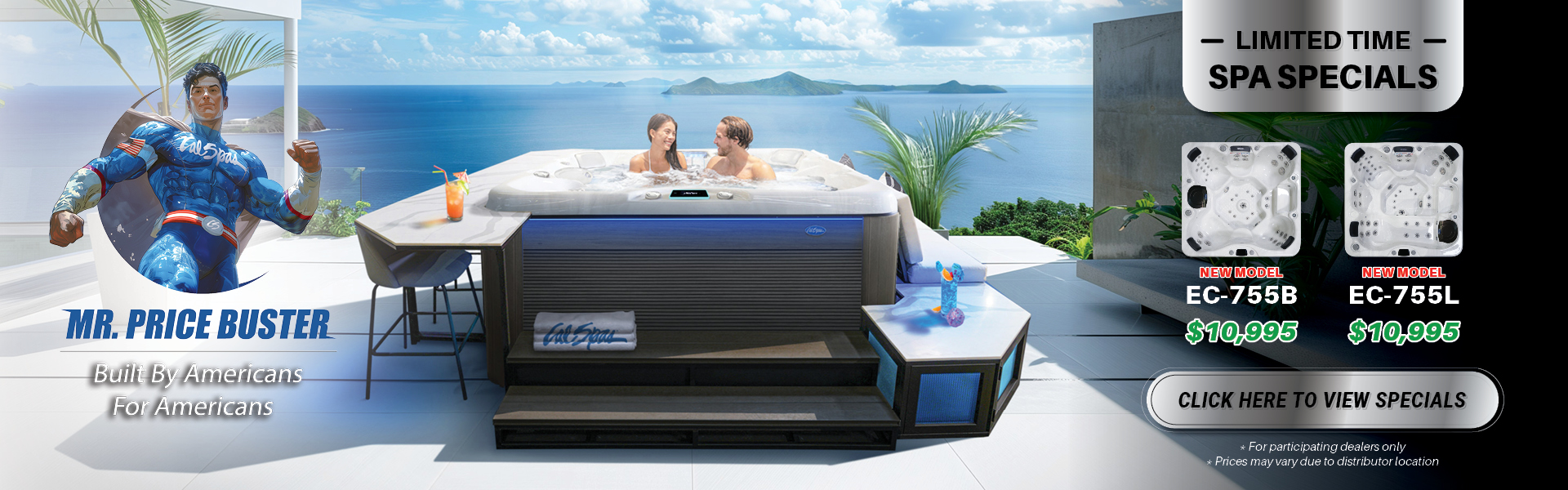 Calspas hot tub being used in a family setting - Hyde Park